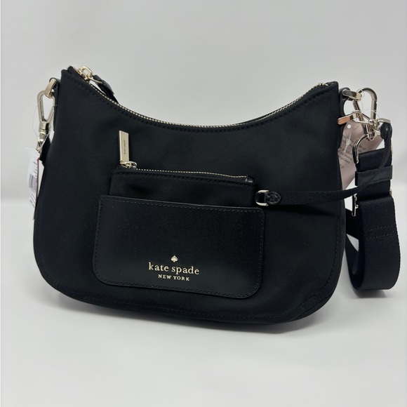SOLD NEW Kate Spade NY Chelsea Nylon Crossbody w/ Detachable Coin Purse, Black - Picture 11 of 12